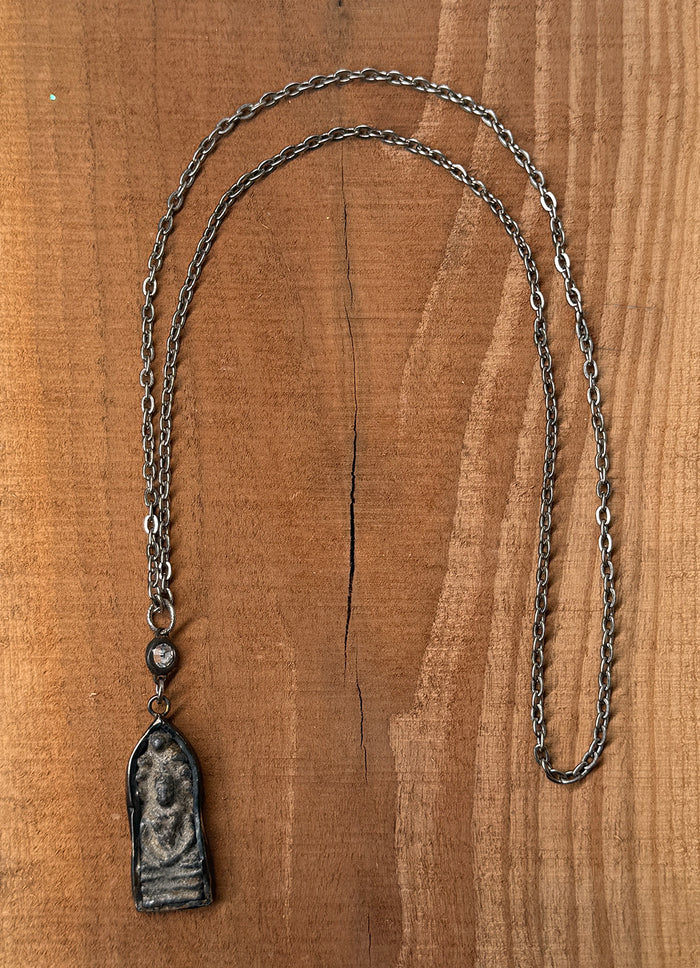 Belle Via Jewelry One-Of-A-Kind Tibetan Figure Necklace