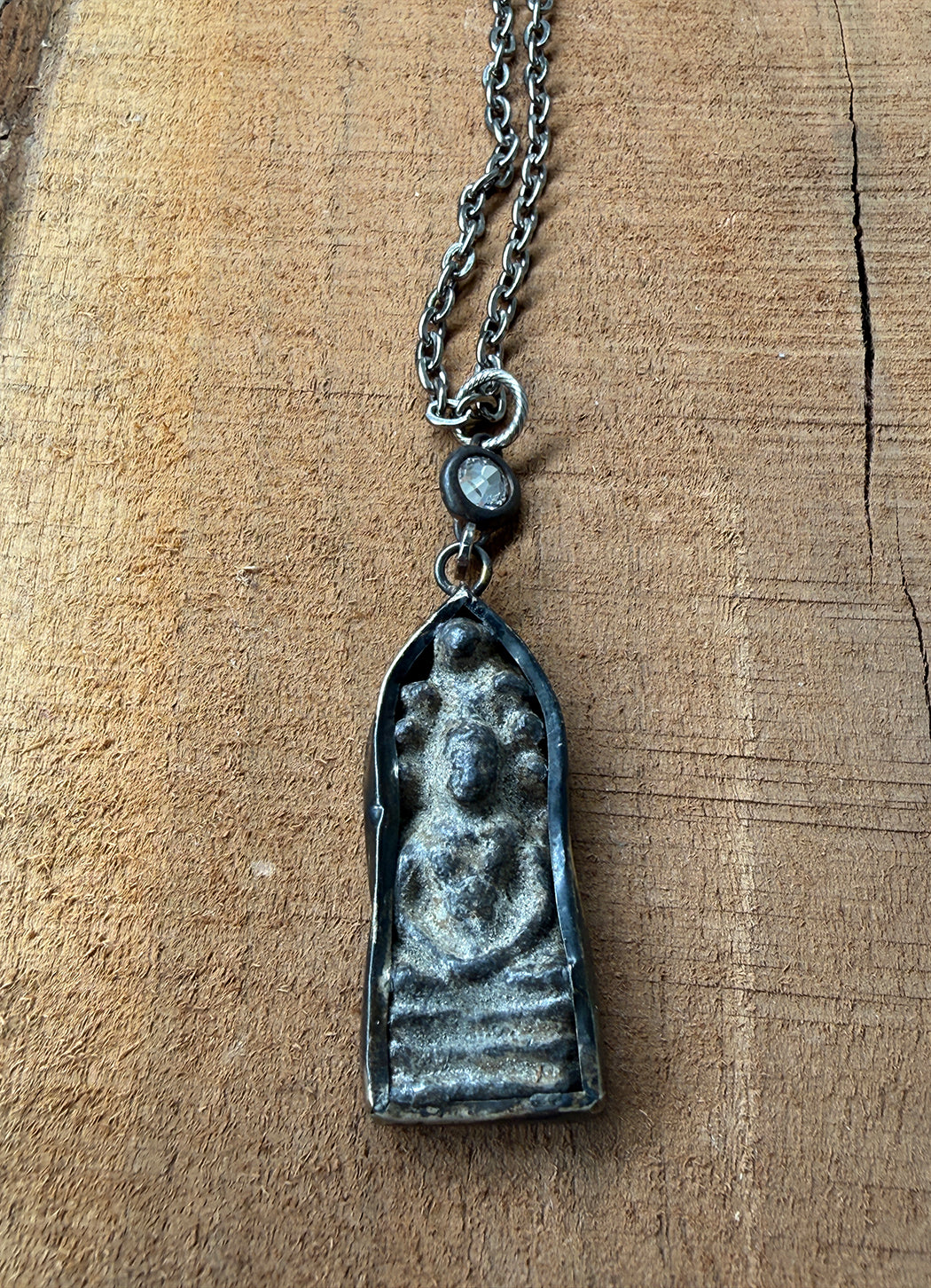Belle Via Jewelry One-Of-A-Kind Tibetan Figure Necklace