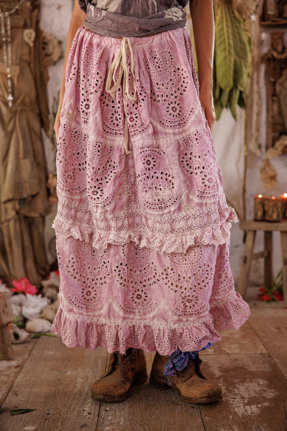 Magnolia Pearl Eyelet Pissarro Skirt