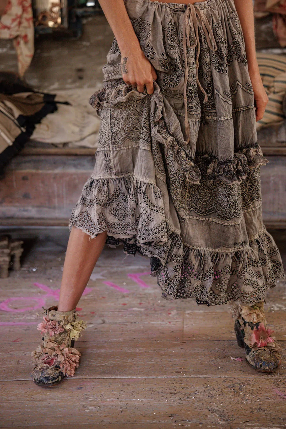 Magnolia Pearl Eyelet Pissarro Skirt
