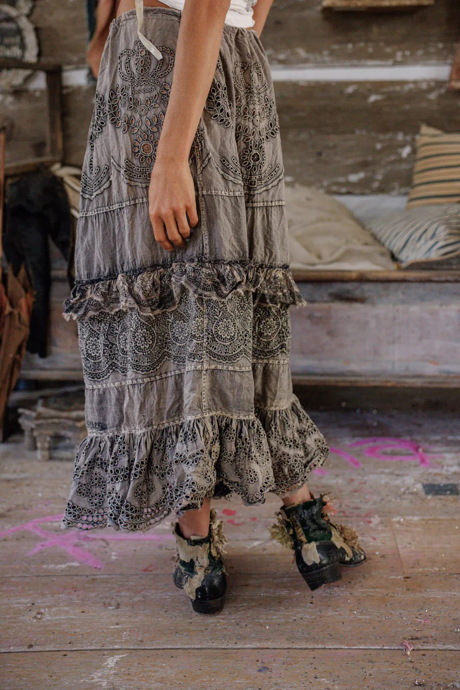 Magnolia Pearl Eyelet Pissarro Skirt