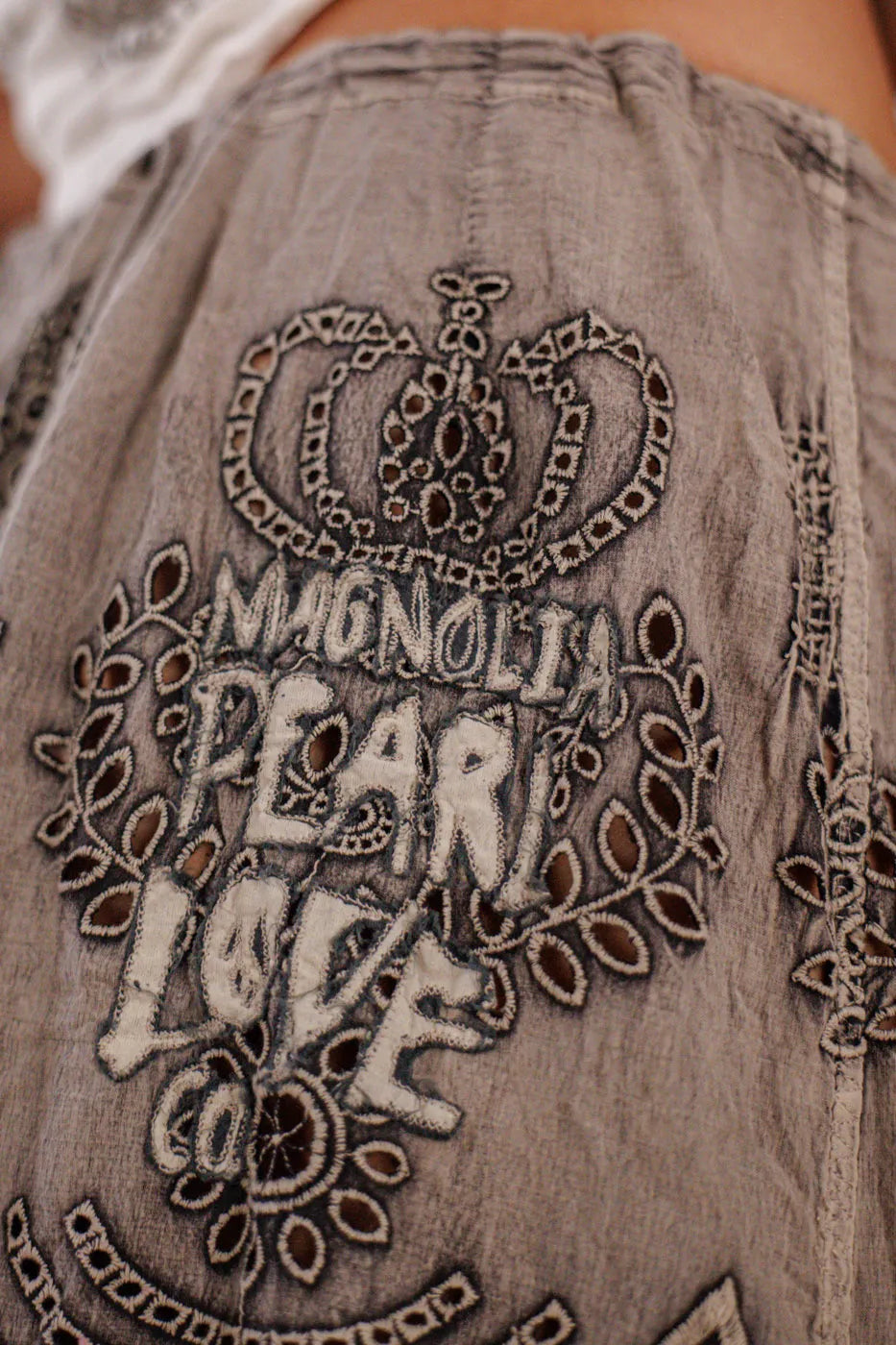 Magnolia Pearl Eyelet Pissarro Skirt