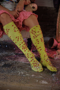 Magnolia Pearl Little Star OTK Socks