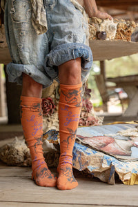 Magnolia Pearl I Love You OTK Socks