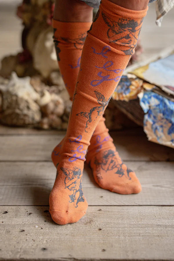 Magnolia Pearl I Love You OTK Socks