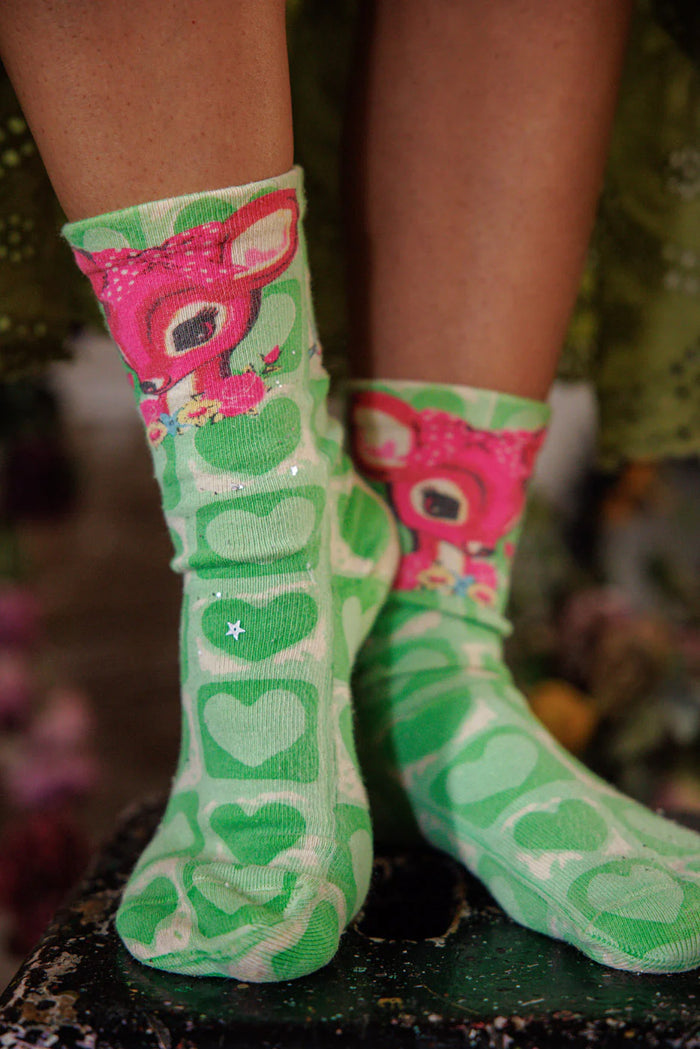 Magnolia Pearl Deer Heart MP Socks