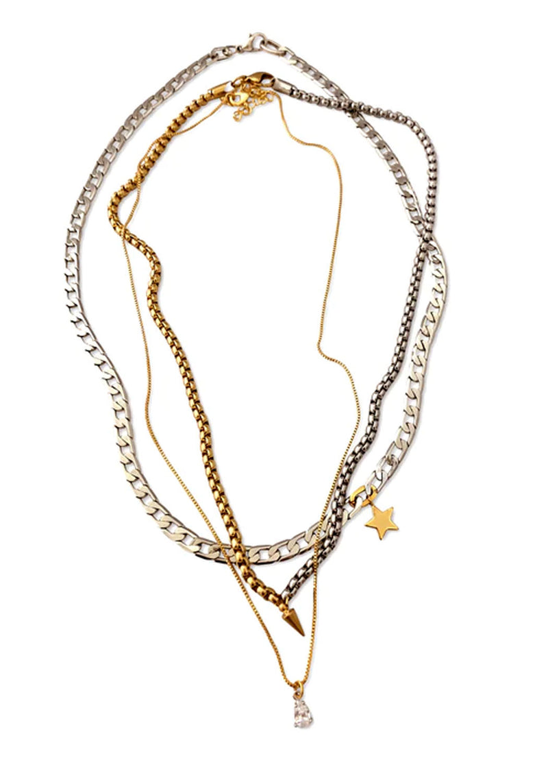 Artizan Joyeria Shini Spike Trio Set Necklace