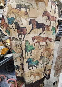 A Rare Bird Spirit Horses Lace Shirt