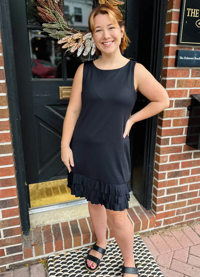 Lulu B Sleeveless Ruffle Dress