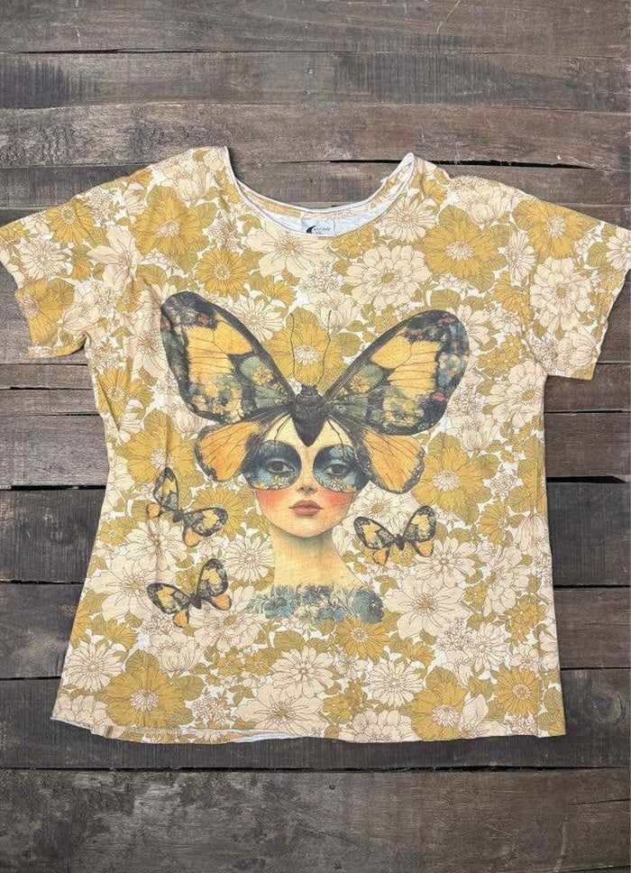 Jaded Gypsy Moon Dance Tee - Sunshine Meadow