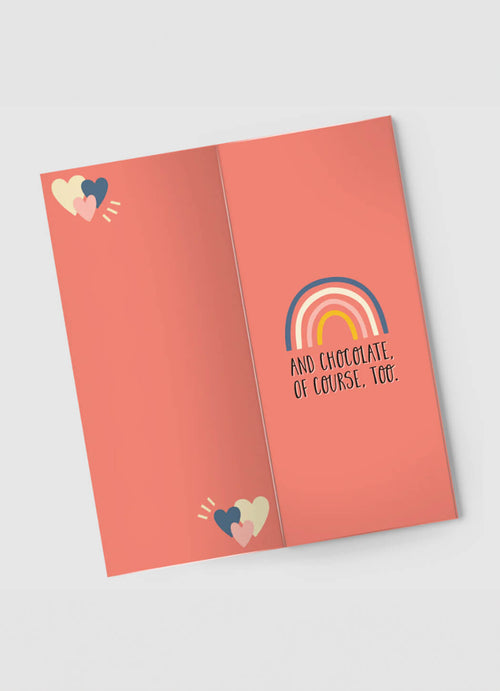 Sweeter Cards "Sending Hugs Your Way" Chocolate-Bar Greeting Card
