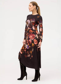 Johnny Was Janie Long Sleeve Midi Dress