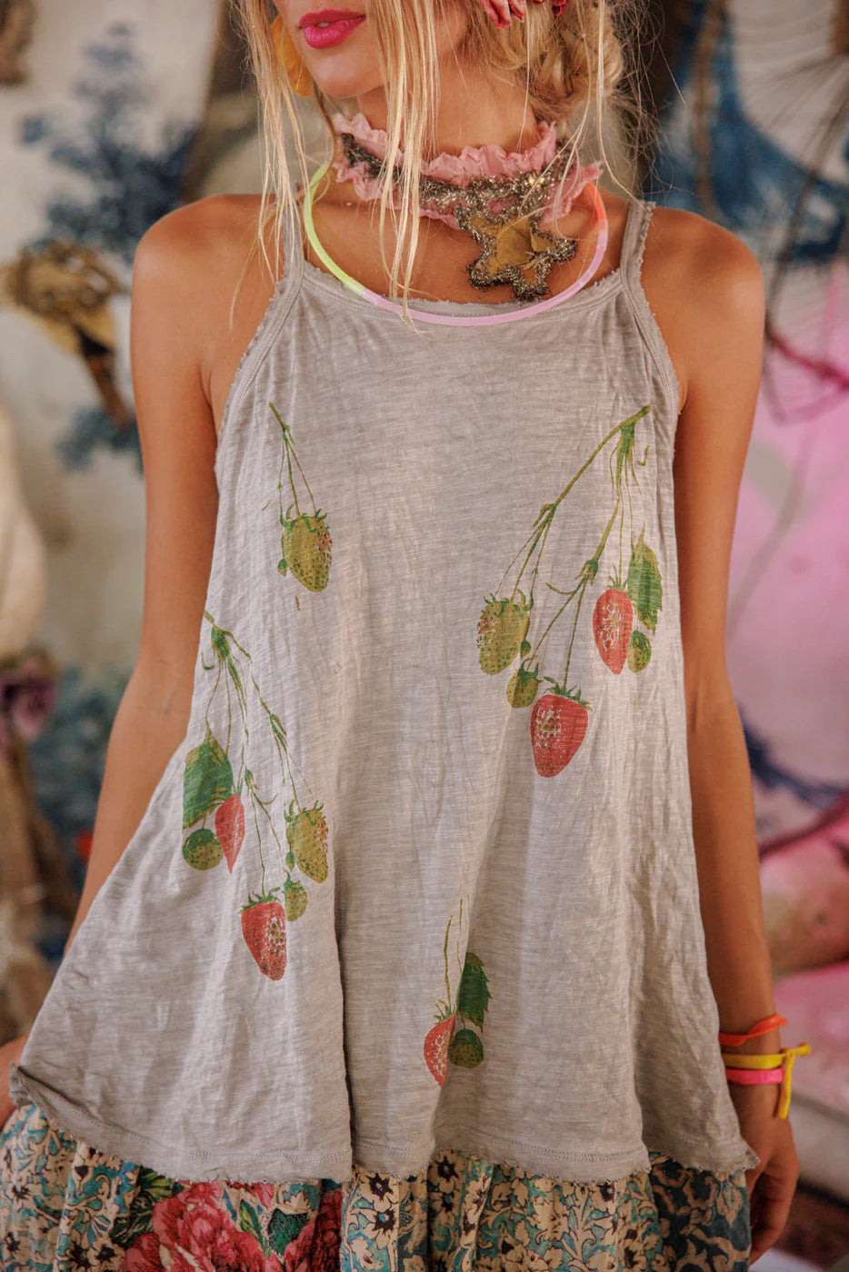 Magnolia Pearl Strawberry Lana Tank