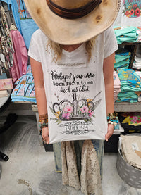 A Rare Bird Perhaps You Were Born For a Time Such as This Tattered Tee