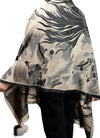 La Fiorentina Oversized Floral Print Wrap