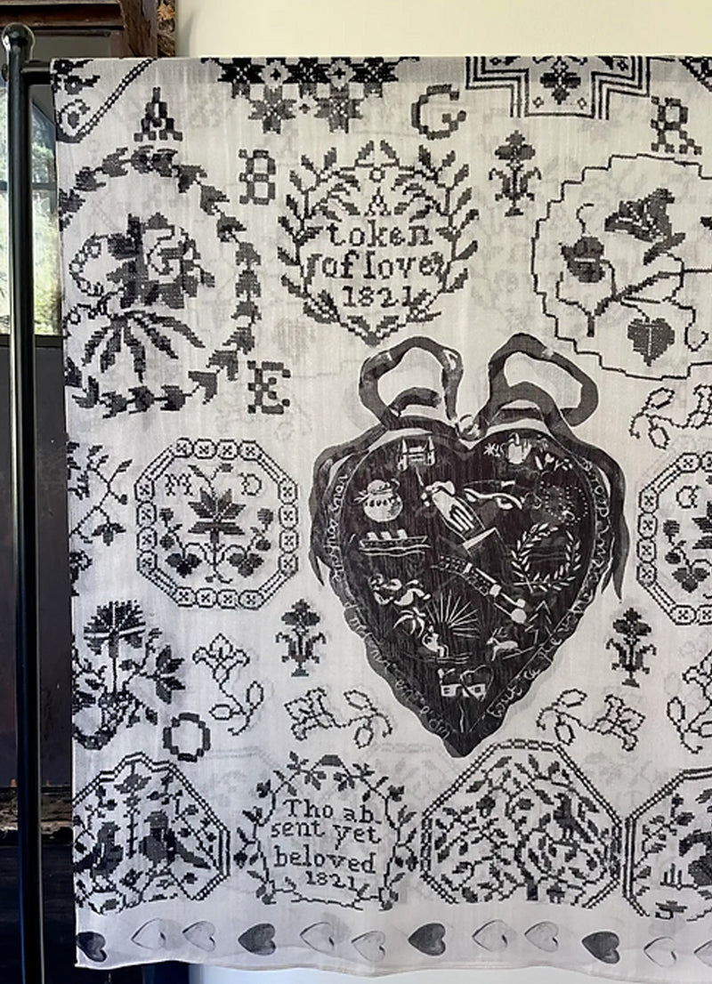 Market of Stars Token of Love Printed Bamboo Scarf