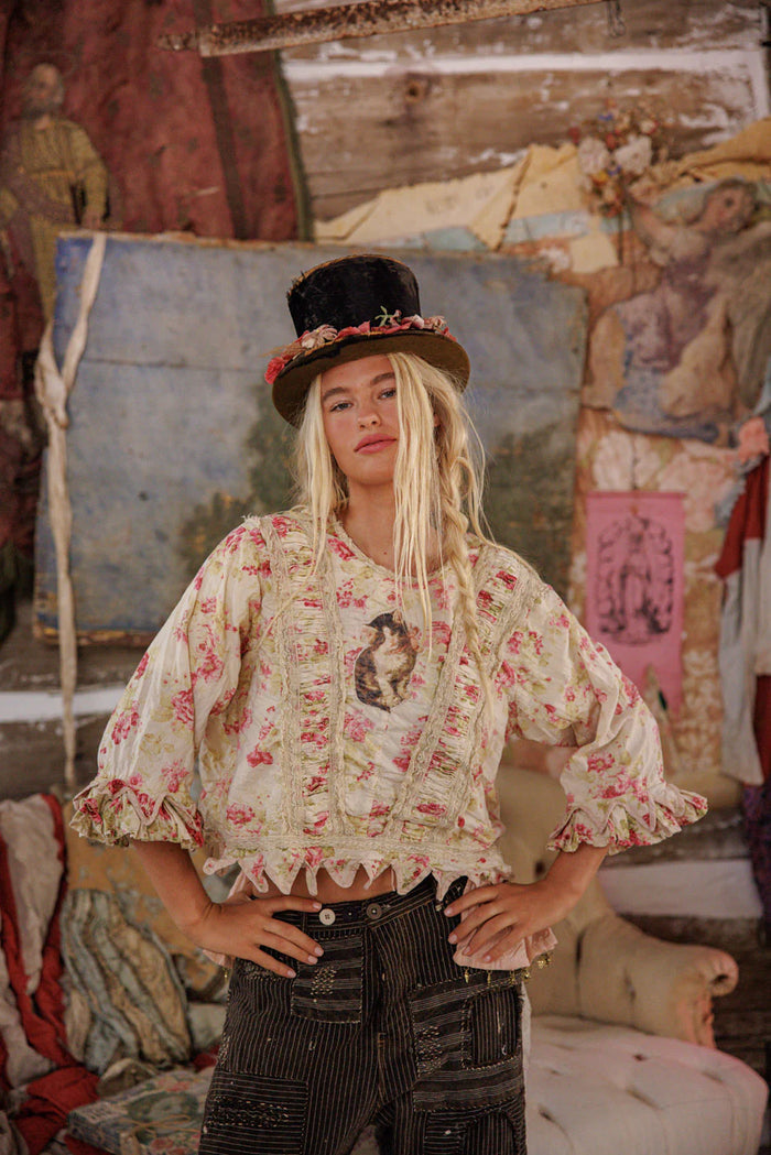 Magnolia Pearl Kitty Hyacinth Blouse