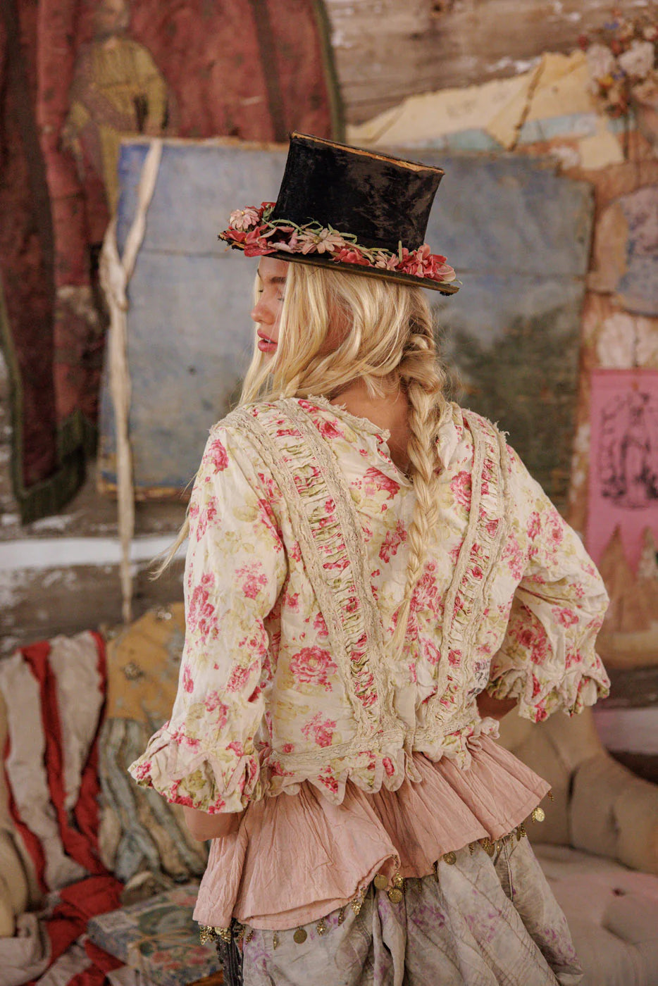 Magnolia Pearl Kitty Hyacinth Blouse