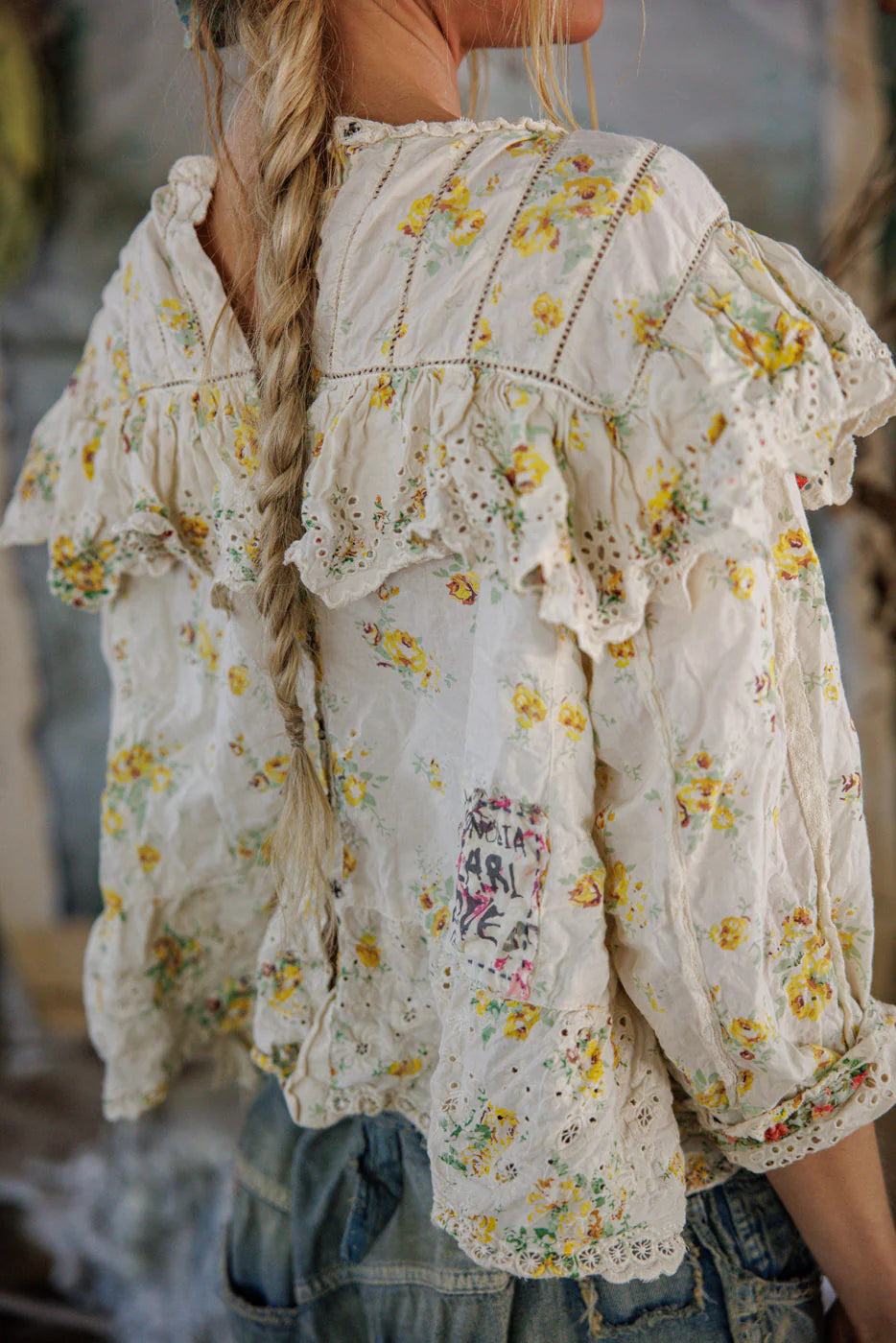 Magnolia Pearl Eadred Eyelet Blouse