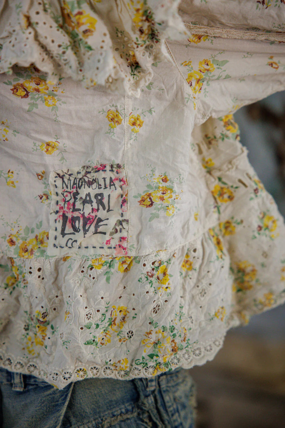 Magnolia Pearl Eadred Eyelet Blouse