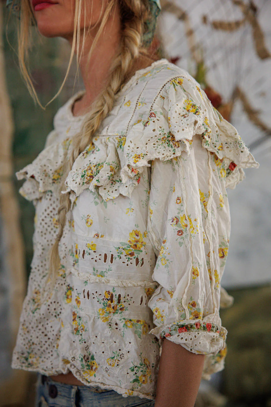 Magnolia Pearl Eadred Eyelet Blouse