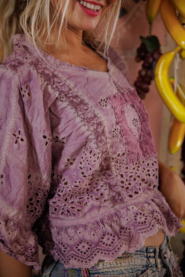 Magnolia Pearl Eyelet Rosemary Blouse