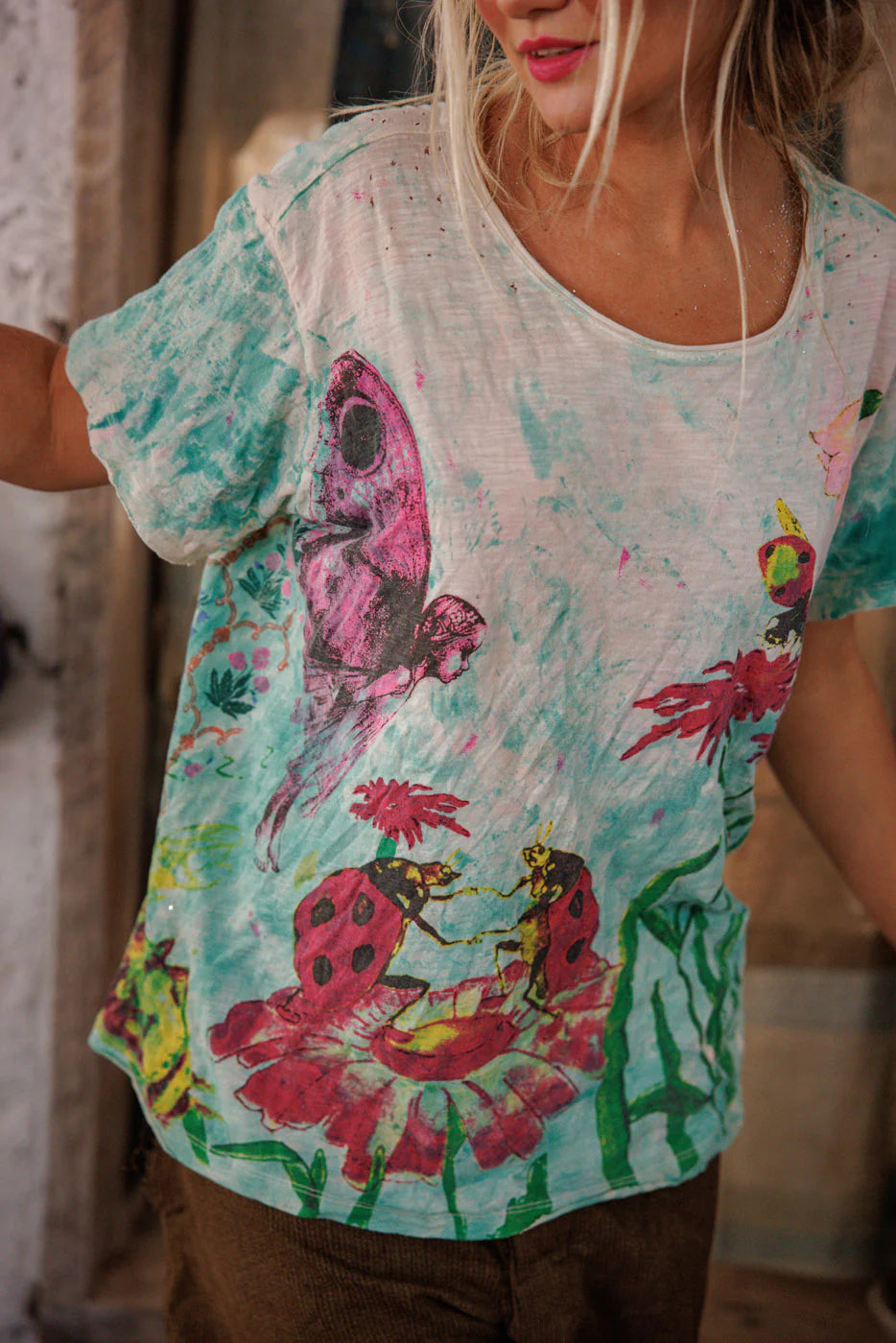 Magnolia Pearl Be My Ladybug Tee
