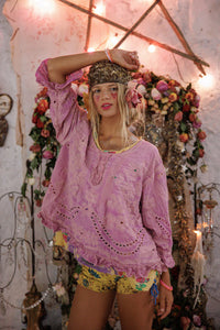 Magnolia Pearl Eyelet Wennie Blouse