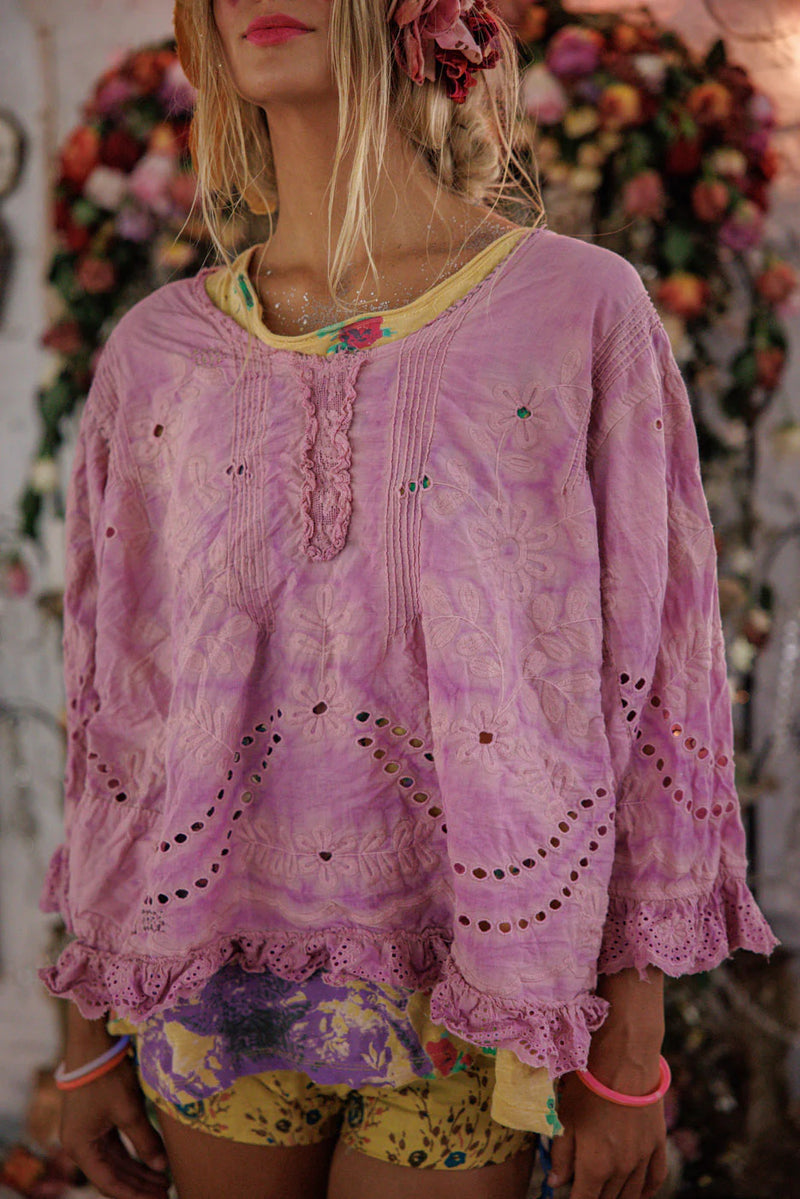 Magnolia Pearl Eyelet Wennie Blouse