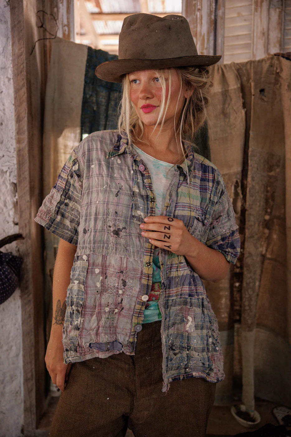 Magnolia Pearl YD Patchwork Perletta Shirt