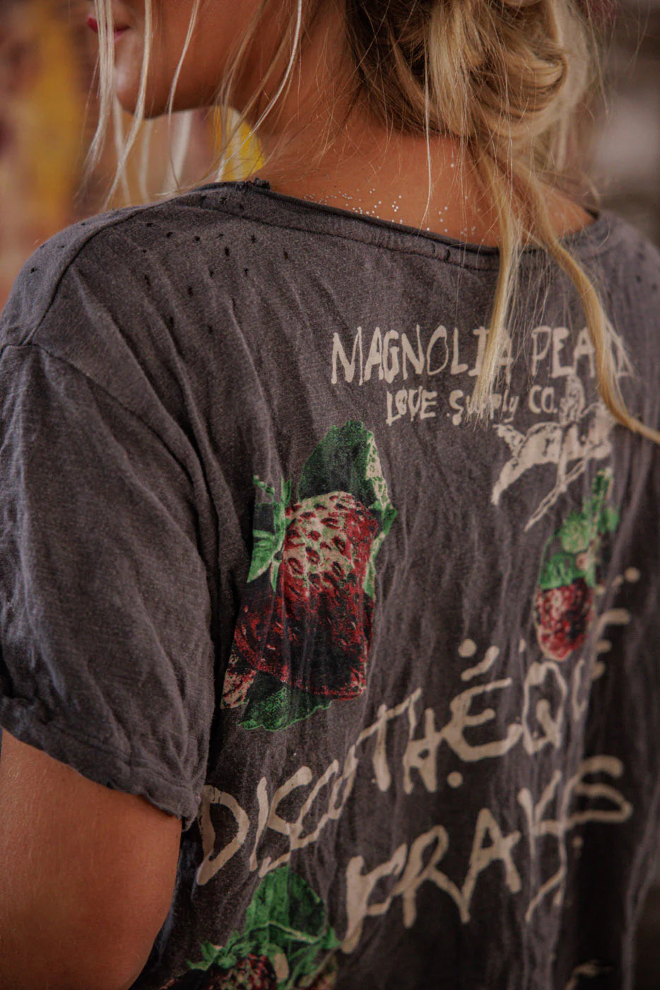 Magnolia Pearl Discotheque Fraises Tee