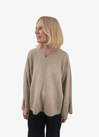 Treat Bell-Sleeved Wool Sweater