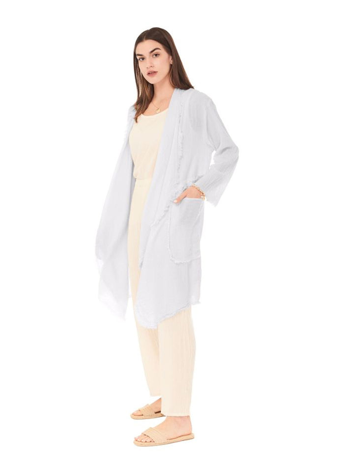 Oh My Gauze Tahoe Fringe Jacket