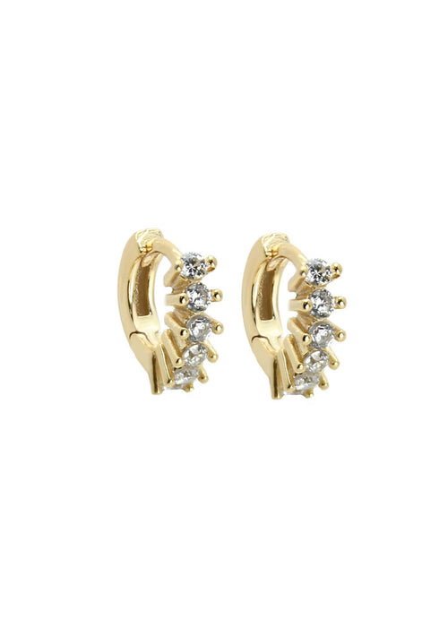 Artizan Joyeria Tiny Huggies Hoop Earrings