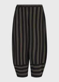 Alembika Khaki Strip Pant