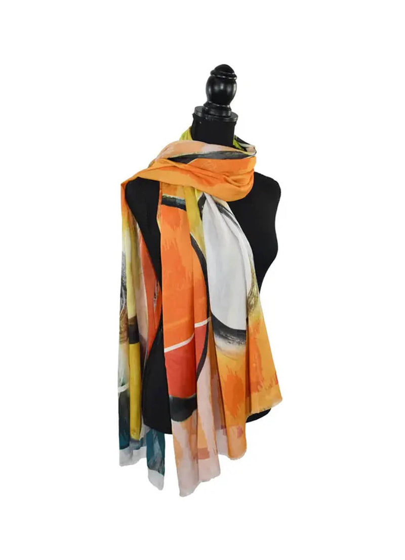 Dupatta Designs Harvey Circle Print Scarf