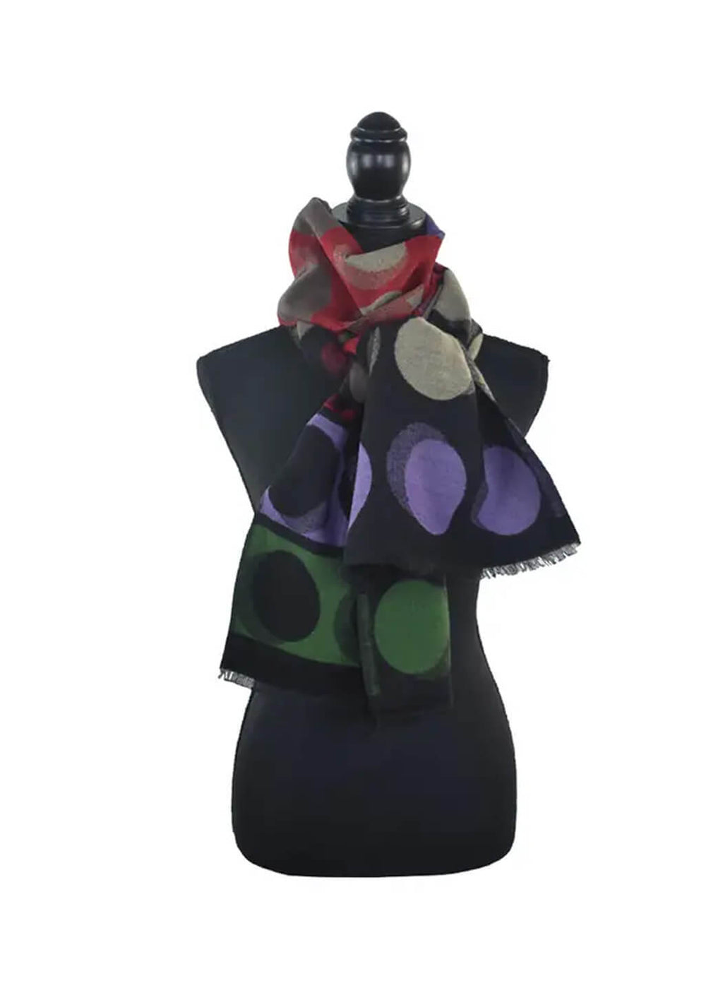 Dupatta Designs Abacus Colorblock Dot Scarf