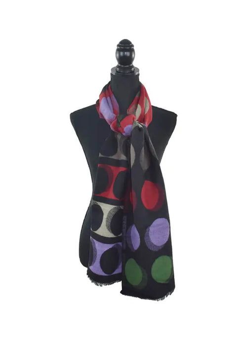 Dupatta Designs Abacus Colorblock Dot Scarf