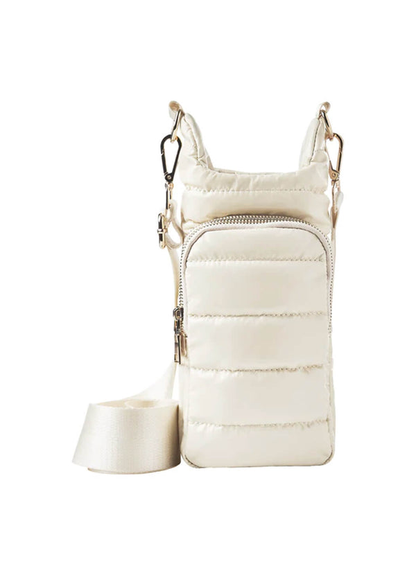 WanderFull Ivory Glossy HydroBag with Solid Matching Strap