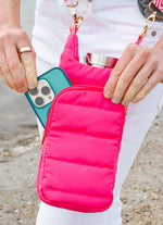 WanderFull Dark Pink HydroBag with Cream/Pink Strap