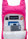 WanderFull Dark Pink HydroBag with Cream/Pink Strap