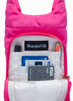 WanderFull Dark Pink HydroBag with Cream/Pink Strap
