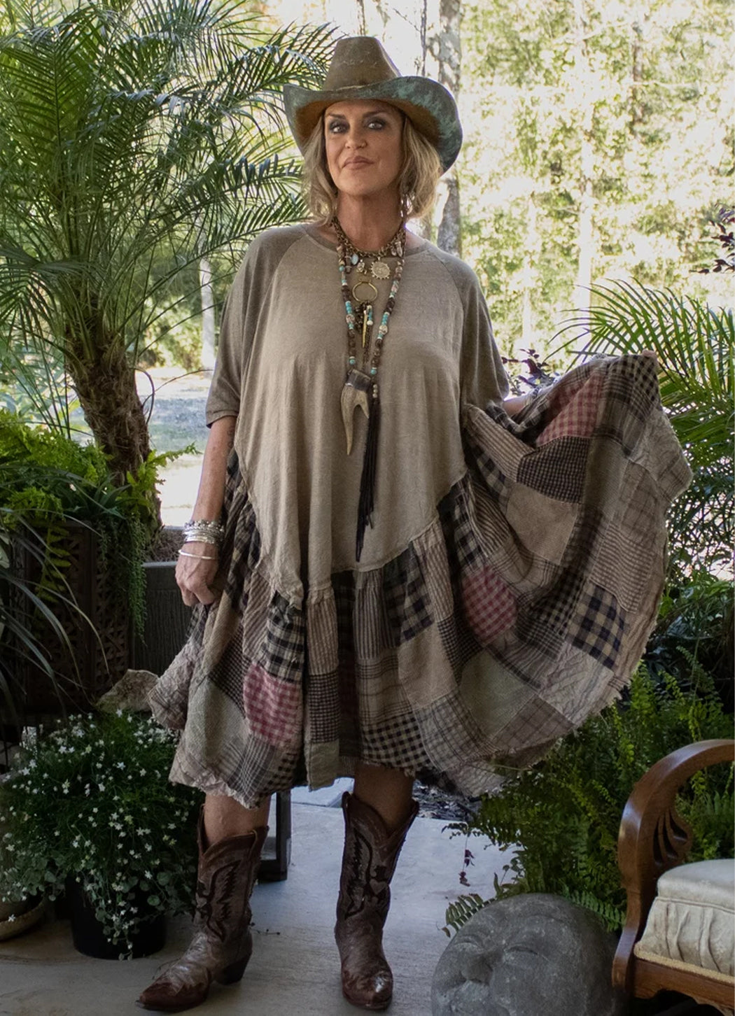 Jaded Gypsy Willow Song Tunic