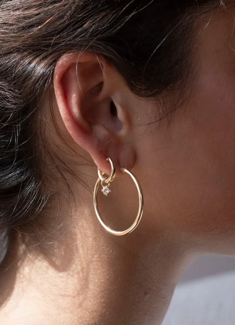 Token Jewelry Classic Statement Hoops