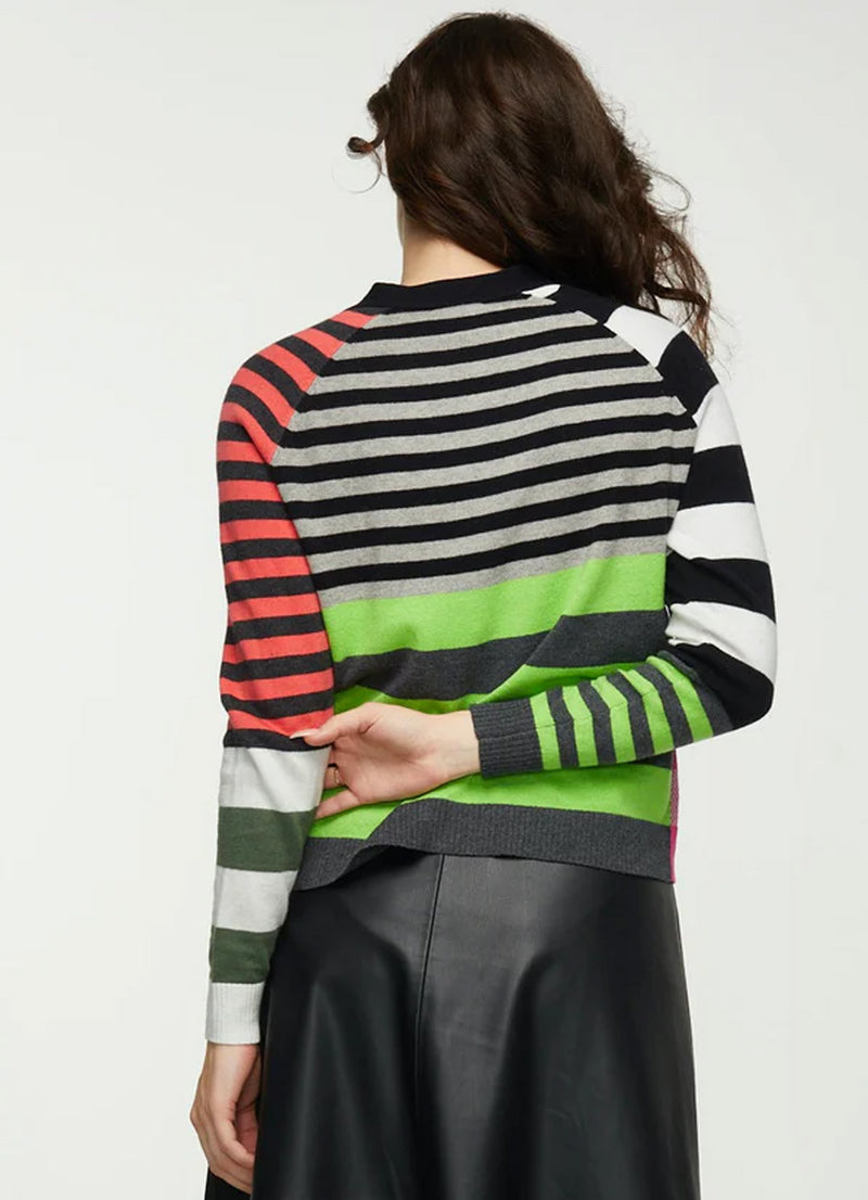 Zaket & Plover Mix Stripe Cardi