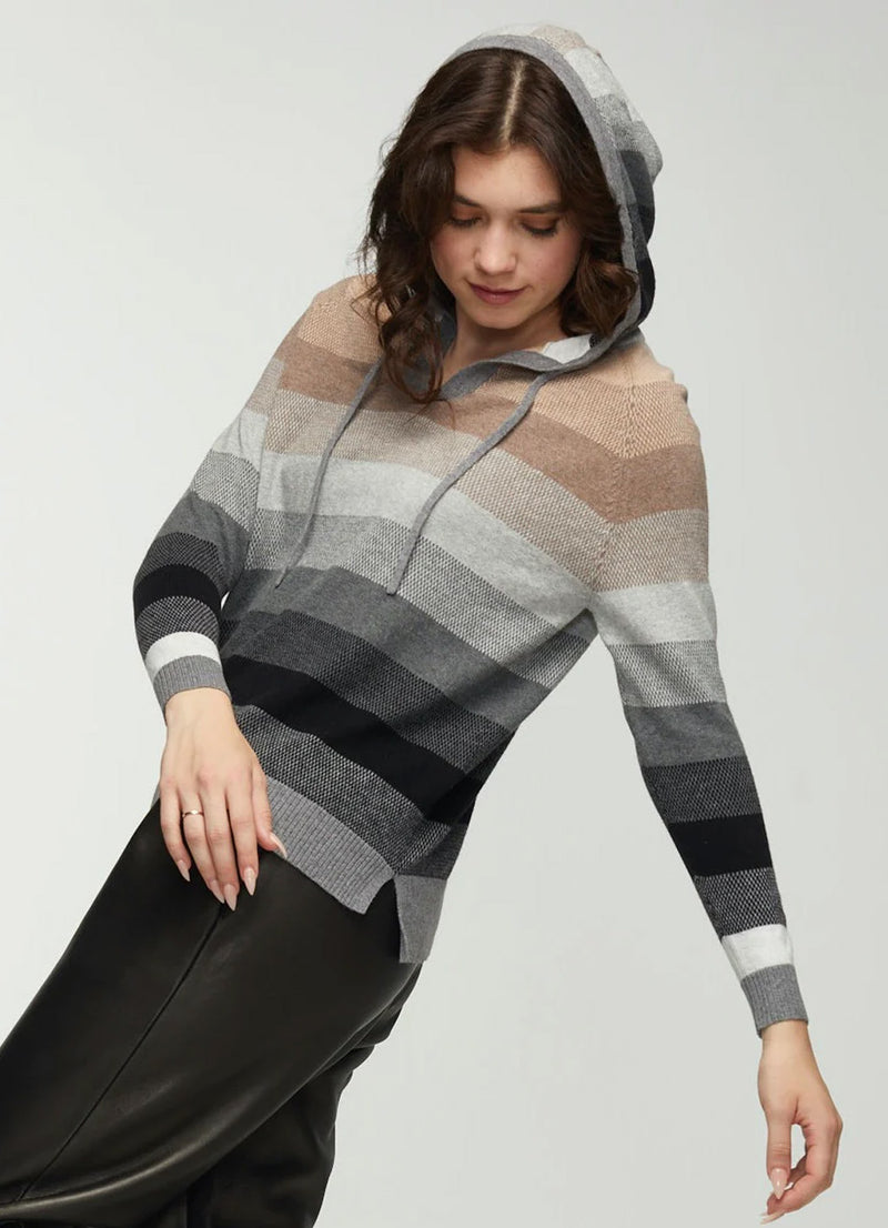 Zaket & Plover Birdseye Stripe Hoodie