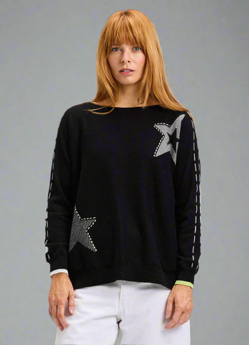 Zaket and Plover Threaded Star Sweater