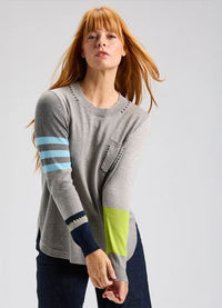 Zaket & Plover Spliced Sweater