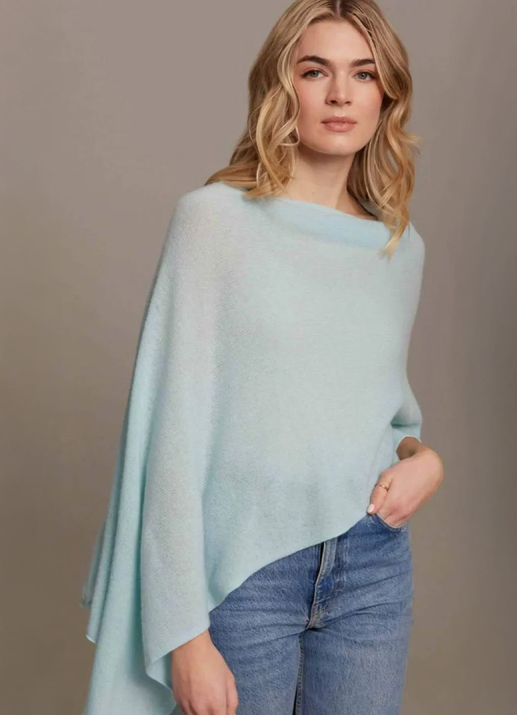 Alashan Cashmere Poncho