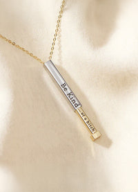 Cosmic Jewelry Be Kind... Hidden Message Necklace